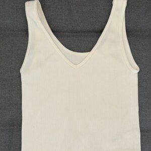 Casual White Tank Top